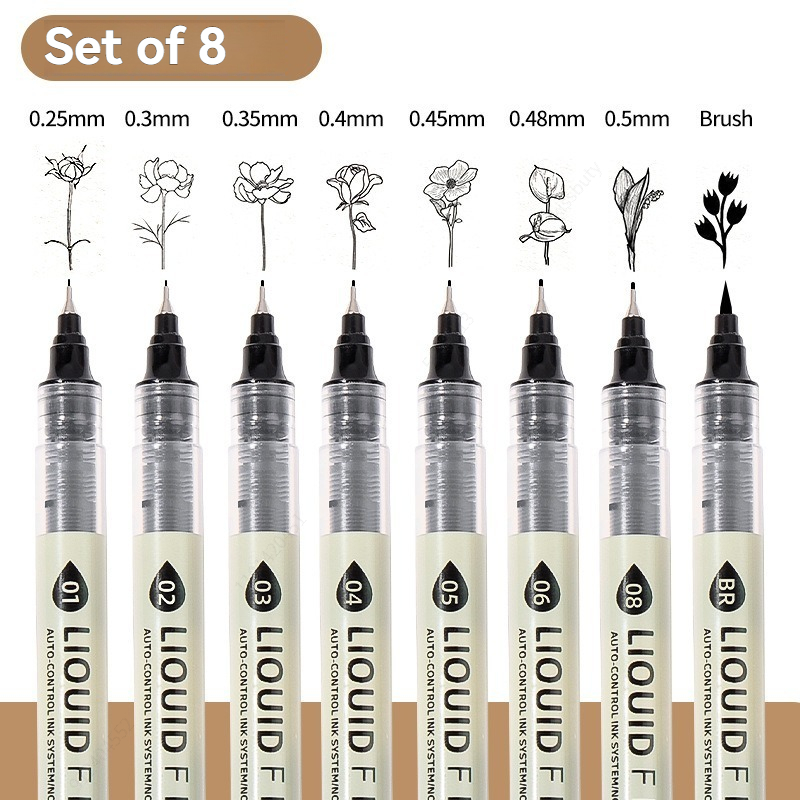 5/8/12 티브스 블랙 펜 파인 라인 스케칭 마커 다 - Copic Marker Sketch 리뷰 및 가격