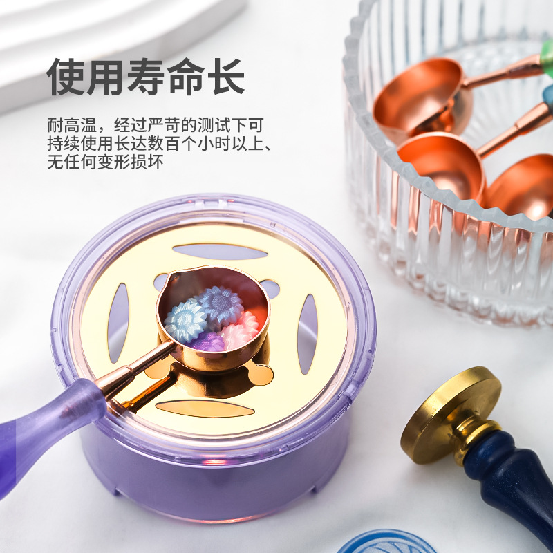 왁스 씰 워머 키트, 녹는 숟가락 씰이 있는 왁스 씰  - Wax Seal Stamp Set 리뷰 및 가격