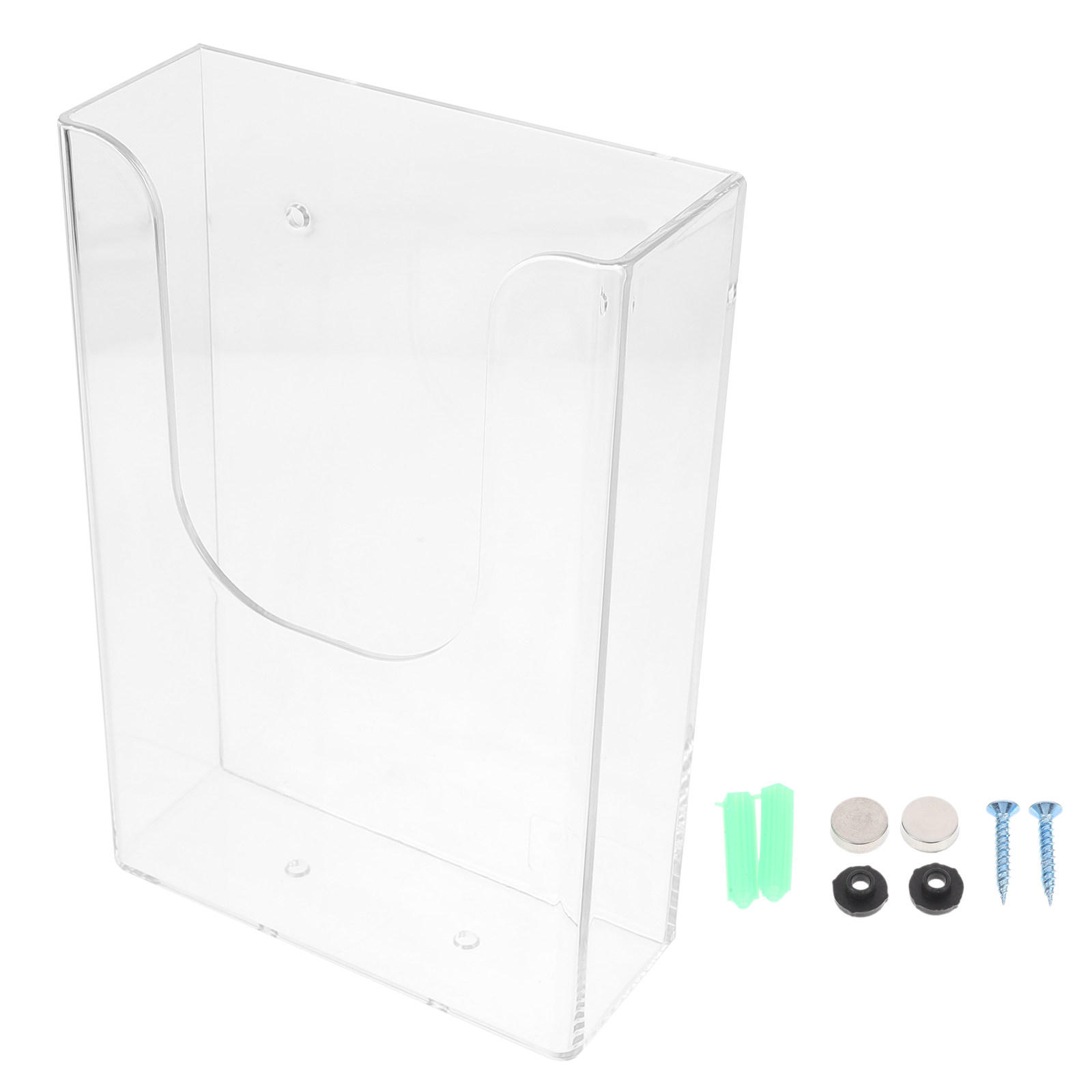 벽걸이형 문헌 정리대 1개, 투명 플라스틱 재질, 사무 - Magazine Holder Rack 리뷰 및 가격