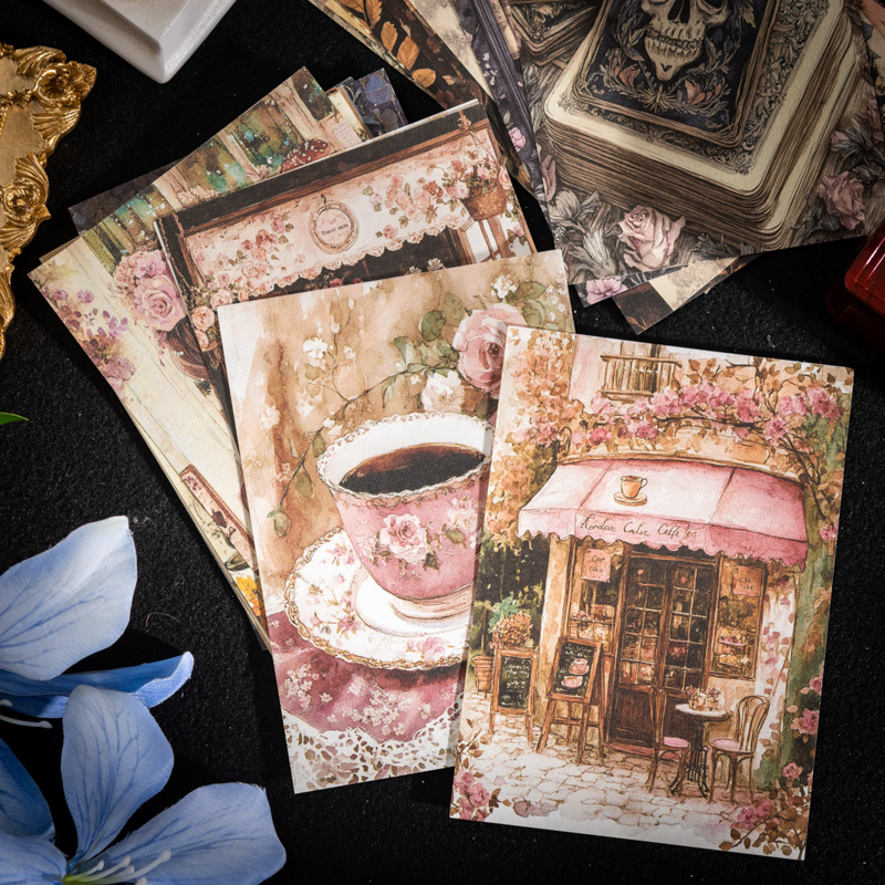 JIANQI 100Pcs 레트로 수제 종이 재료 정크  - Ink Blotter Paper 리뷰 및 가격