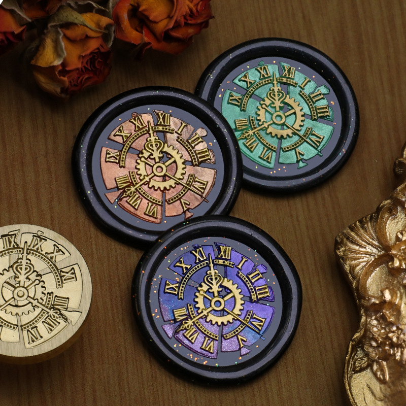레트로 시계 왁스 스탬프 곰 토끼 왁스 인감 스탬프 머 - Wax Seal Stamp Set 리뷰 및 가격